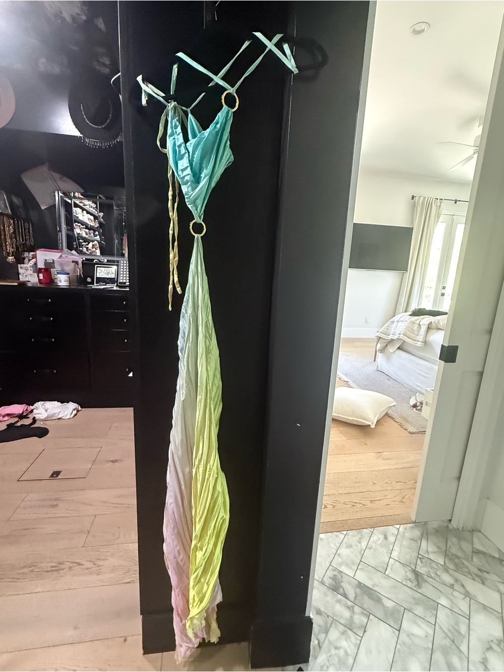 Baobab Collection Turquoise to Pastel Ombre Maxi Dress
